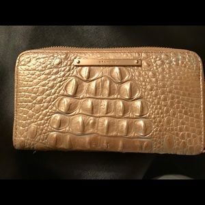 Brahmin ady embossed leather wallet